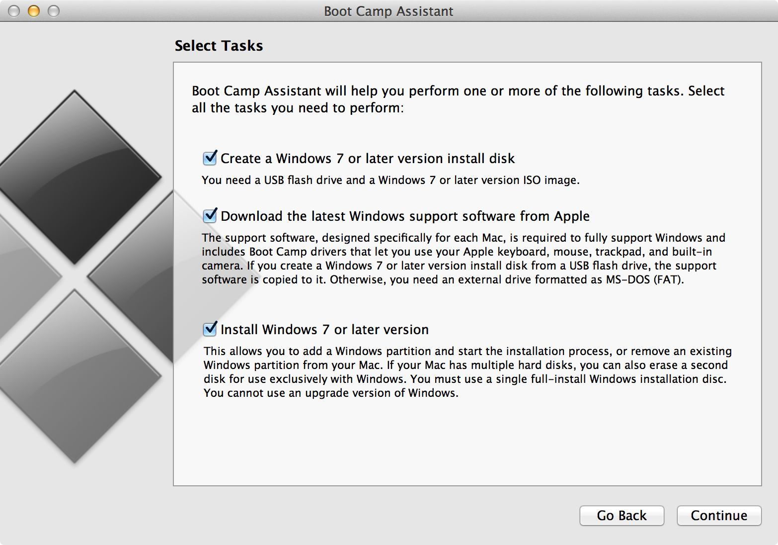 download boot camp assistant for mac os x